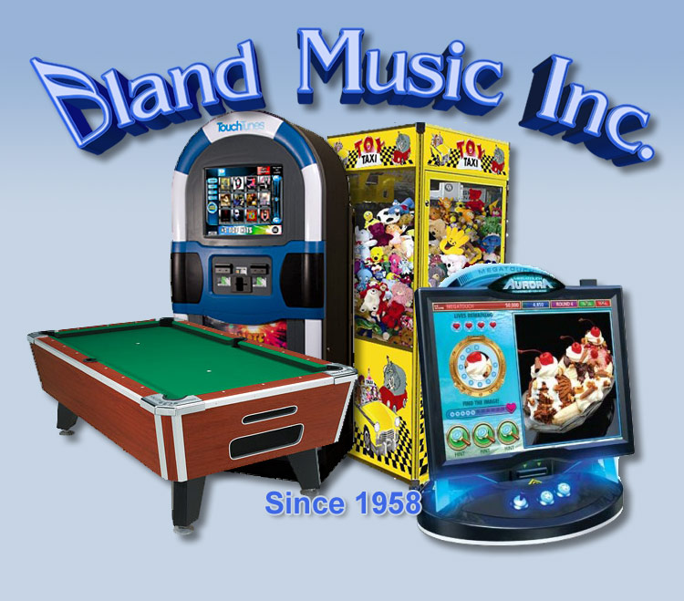Touch Tunes Juke Boxes, Electronic Dart Boards, Video Games, Pool Tables, Bland Music, Ocala, Dunnellon, Inverness, Chiefland, Cedar Key, Williston, Yankeetown, Crystal River, Central Florida, Coin Operated Products